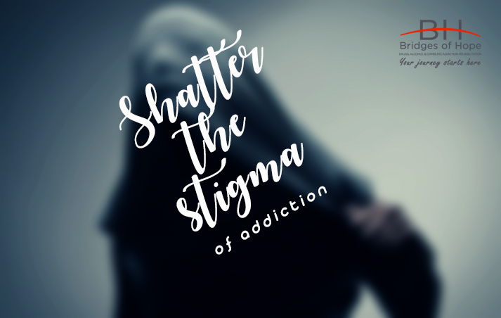 shatter addiction stigma bridges of hope