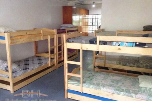 one of the four spacious and air conditioned dorm style rooms 600x400